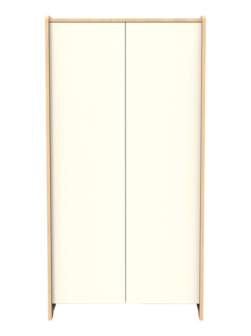 Armoire 2 portes en bois décor chêne miel - SAUTHON - Kiabi