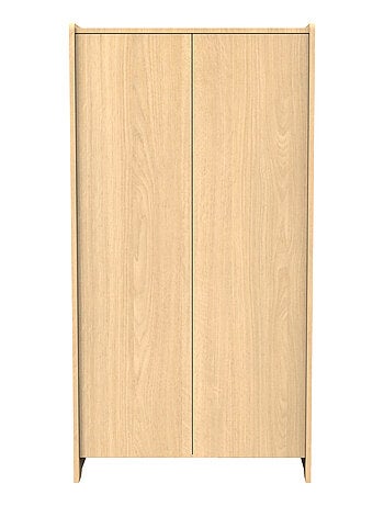 Armoire 2 portes en bois décor chêne miel - SAUTHON