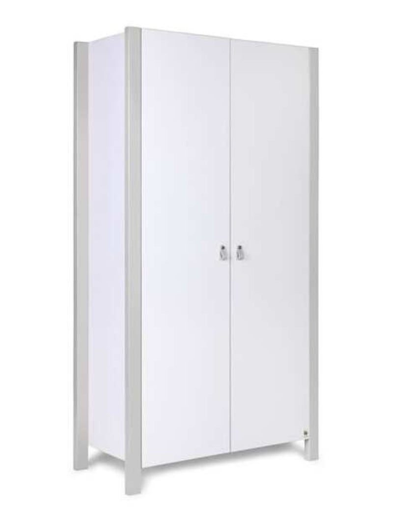 Armoire 2 portes YappyÉtude Gris clair - Kiabi