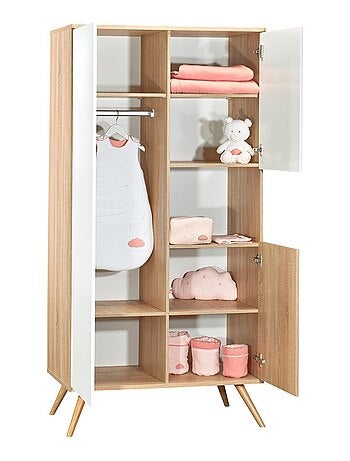 Armoire 3 portes 1 niche en bois - SAUTHON