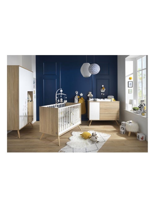 Armoire 3 portes 1 niche en bois - SAUTHON - Kiabi