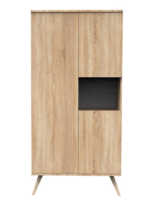 Armoire 3 portes 1 niche en bois - SAUTHON - Kiabi