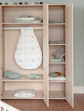 Armoire 3 portes à fermeture douce 'Roba Momo'