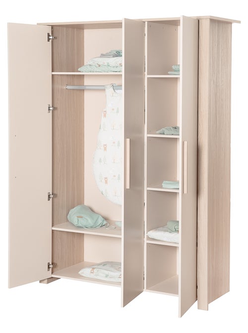 Armoire 3 portes à fermeture douce 'Roba Momo' - Kiabi