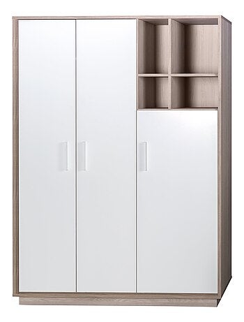 Armoire 3 portes battantes 4 niches ROBA
