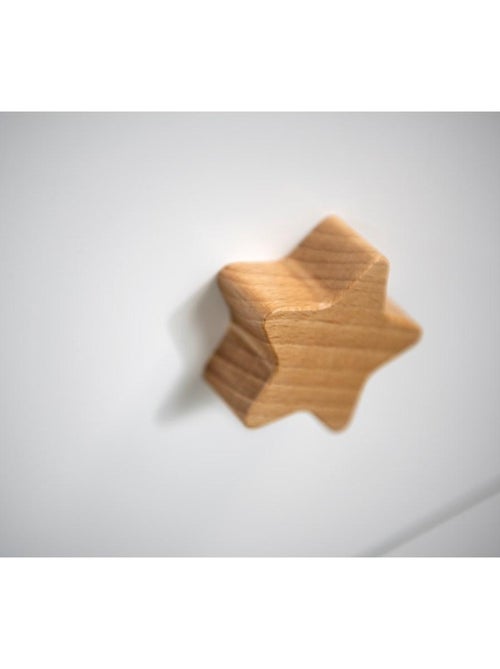 Armoire 3 portes bébé boutons étoile - SAUTHON - Kiabi