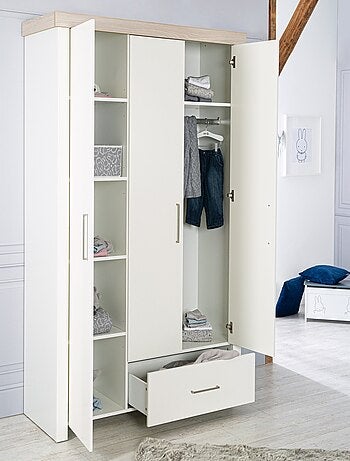 Armoire 3 portes et 1 tiroir - roba 'lucy'