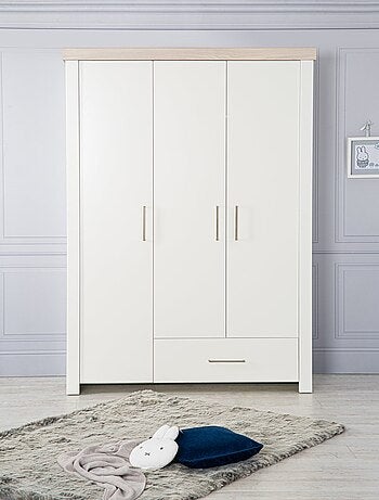 Armoire 3 portes et 1 tiroir - roba 'lucy'