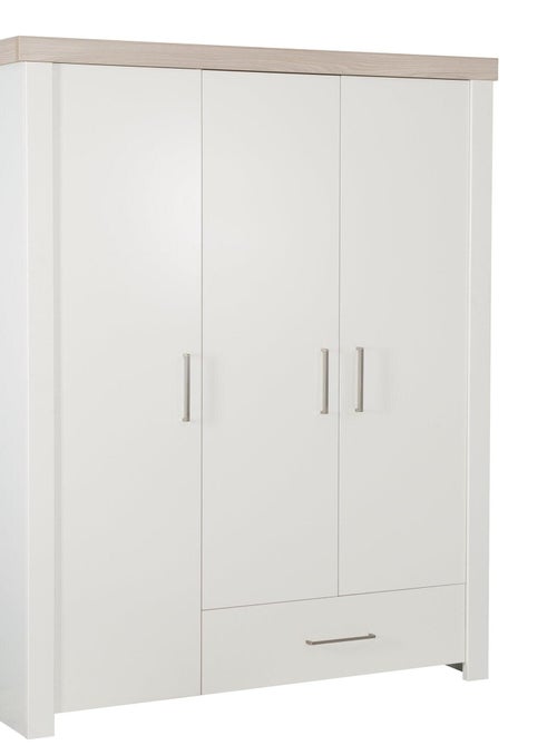 Armoire 3 portes et 1 tiroir - ROBA 'Lucy' - Kiabi Armoire 3 portes et 1 tiroir - ROBA 'Lucy' - Kiabi