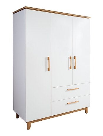 Armoire 3 portes et 2 tiroirs - roba 'finn'