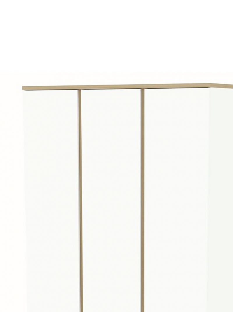 Armoire 3 Portes Extra Large - SIENNA Blanc - Kiabi