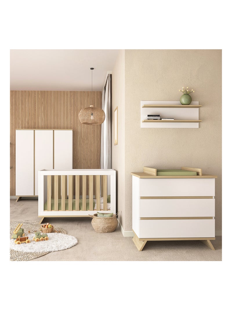 Armoire 3 Portes Extra Large - SIENNA Blanc - Kiabi