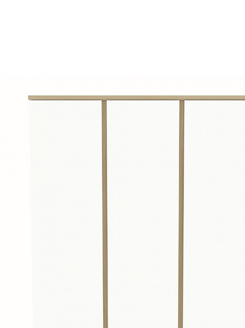 Armoire 3 Portes Extra Large - SIENNA Blanc - Kiabi