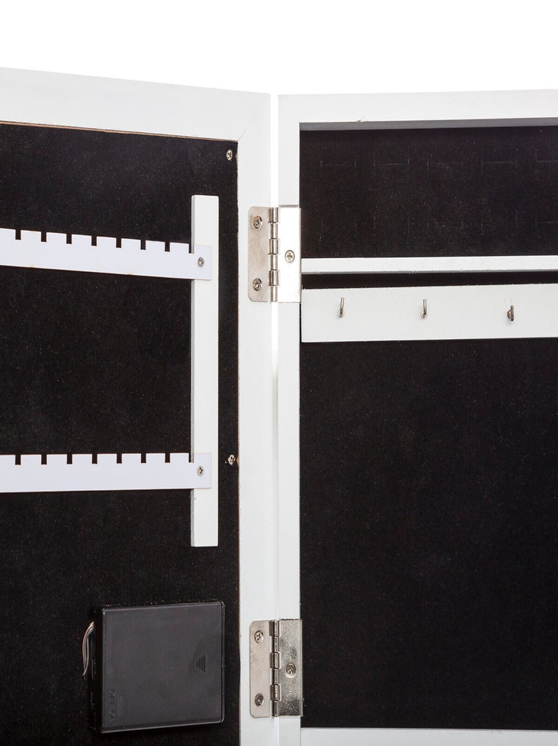 Armoire à bijoux avec LED Blanc - Kiabi