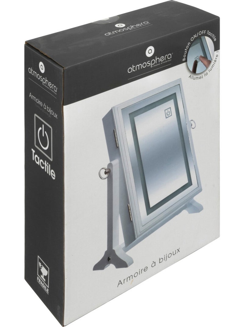 Armoire à bijoux LED Blanc - Kiabi