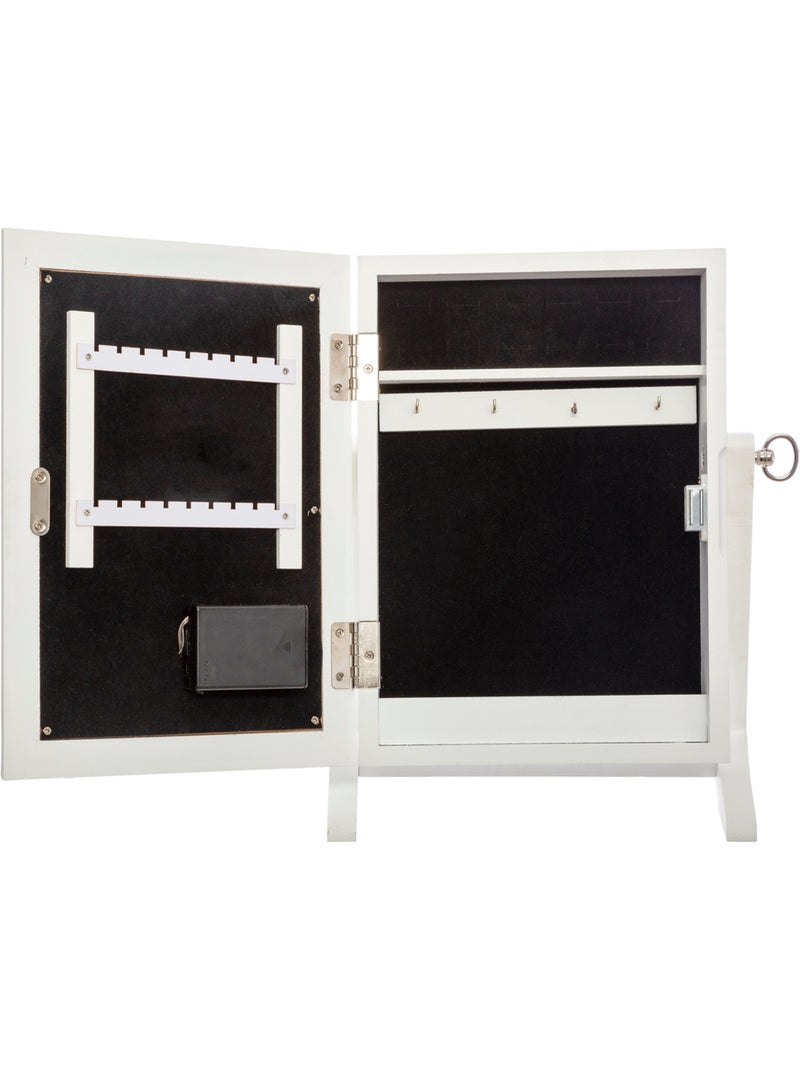Armoire à bijoux LED Blanc - Kiabi