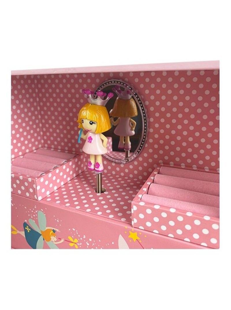 Armoire à bijoux musicale Princesse Rose - Kiabi