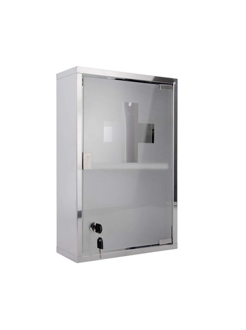 Armoire à pharmacie en acier chromé - Gris - Kiabi