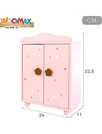 Armoire à poupée en bois WOOMAX