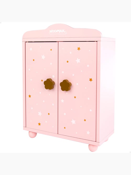 Armoire à poupée en bois WOOMAX - Kiabi Armoire à poupée en bois WOOMAX - Kiabi
