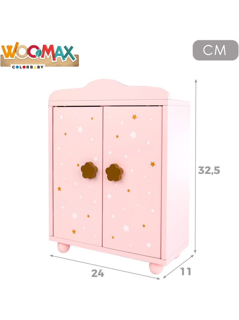Armoire à poupée en bois WOOMAX N/A - Kiabi