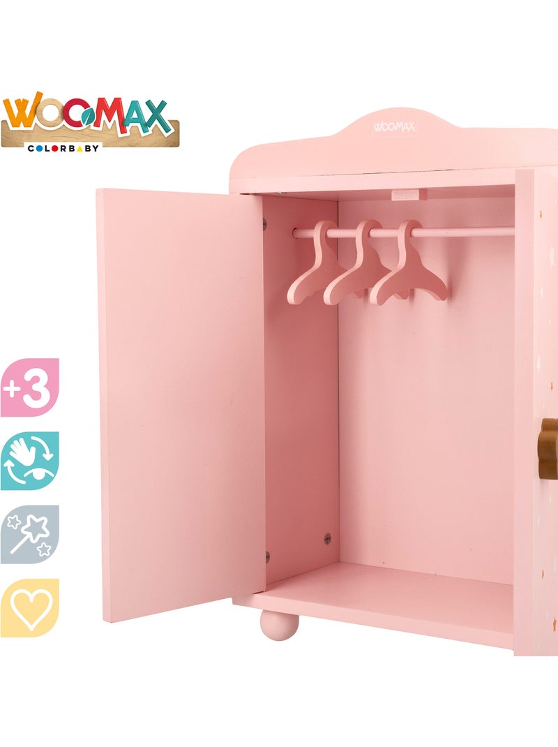 Armoire à poupée en bois WOOMAX N/A - Kiabi