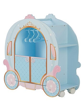 Armoire à poupée princesse pour enfant forme de carrosse citrouille
