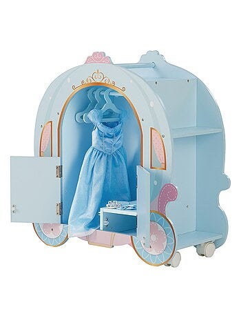 Armoire à poupée princesse pour enfant forme de carrosse citrouille