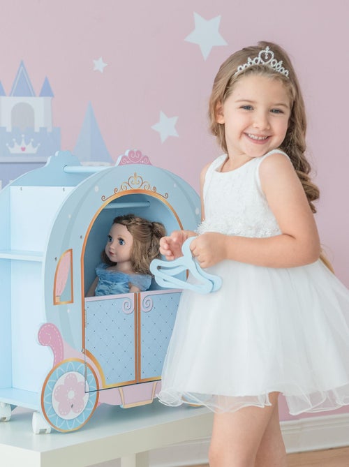 Armoire à poupée princesse pour enfant forme de carrosse citrouille - Kiabi