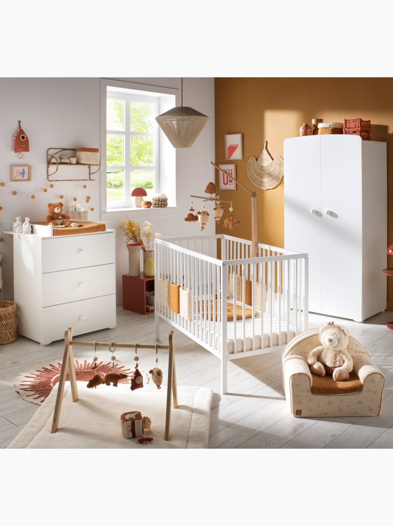 Armoire bébé 2 portes - BABYPRICE Blanc - Kiabi