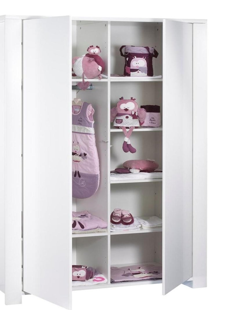 Armoire bébé 2 portes - SAUTHON Blanc - Kiabi
