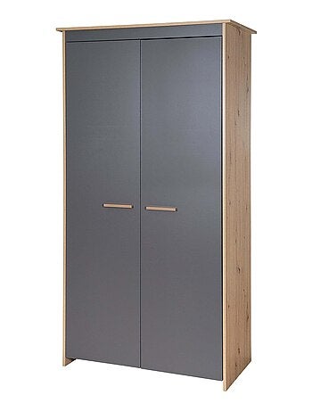 Armoire bébé 2 portes à fermeture douce en bois 'Roba Anna'