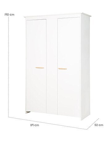 Armoire bébé 2 portes battantes - ROBA 'Anton'