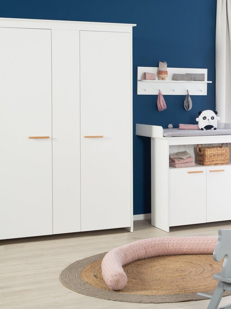 Armoire bébé 2 portes battantes - ROBA 'Anton' Blanc - Kiabi