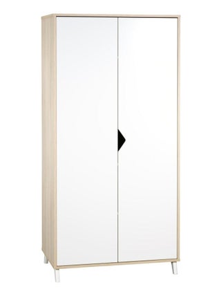 Armoire bébé 2 portes en bois - BABYPRICE