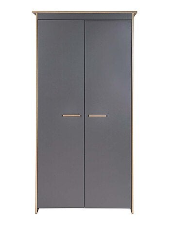 Armoire bébé 2 portes en bois effet chêne - ROBA 'Anna'