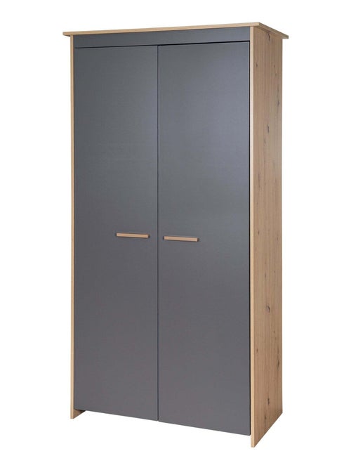 Armoire bébé 2 portes en bois effet chêne - ROBA 'Anna' - Kiabi