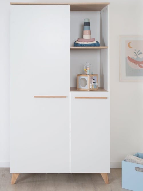 Armoire bébé 2 portes et 2 niches - ROBA 'Leon' - Kiabi