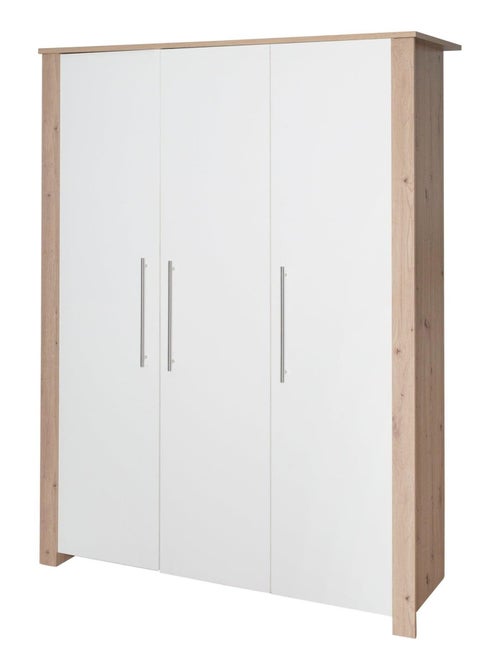 Armoire bébé 3 portes en bois effet chêne - ROBA 'Malo' - Kiabi