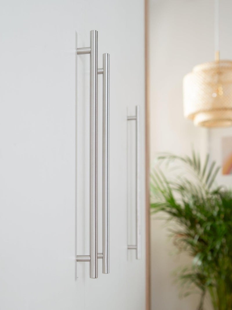 Armoire bébé 3 portes en bois effet chêne - ROBA 'Malo' Blanc - Kiabi