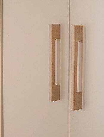 Armoire bébé 3 portes et 2 tiroirs à fermeture douce - ROBA 'Jil'