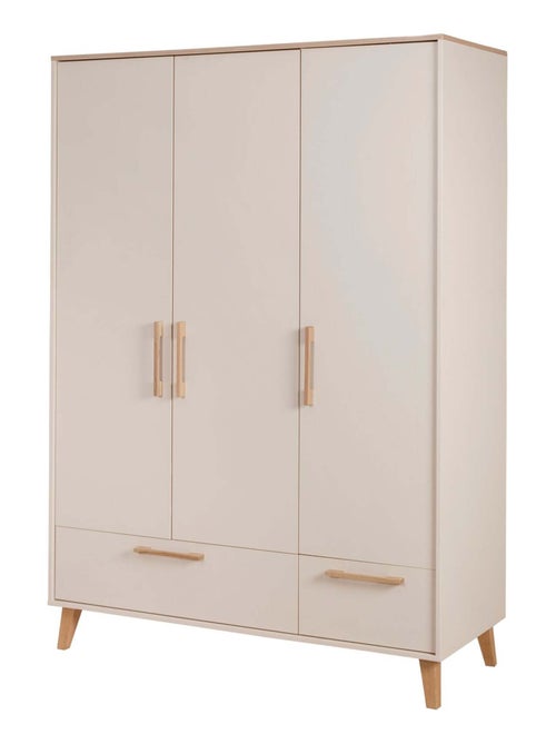Armoire bébé 3 portes et 2 tiroirs à fermeture douce - ROBA 'Jil' - Kiabi