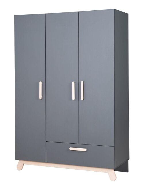 Armoire bébé scandinave 3 portes et 1 tiroir 'Roba jara' - Kiabi