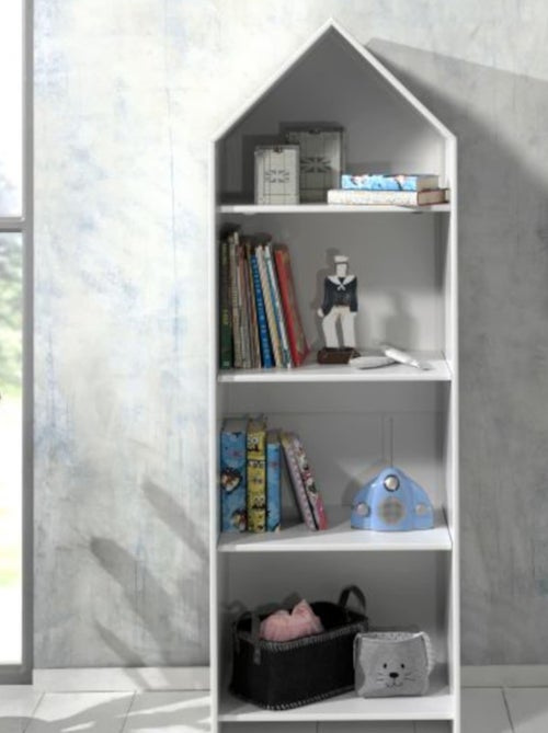 Armoire cabane avec étagères - Kiabi