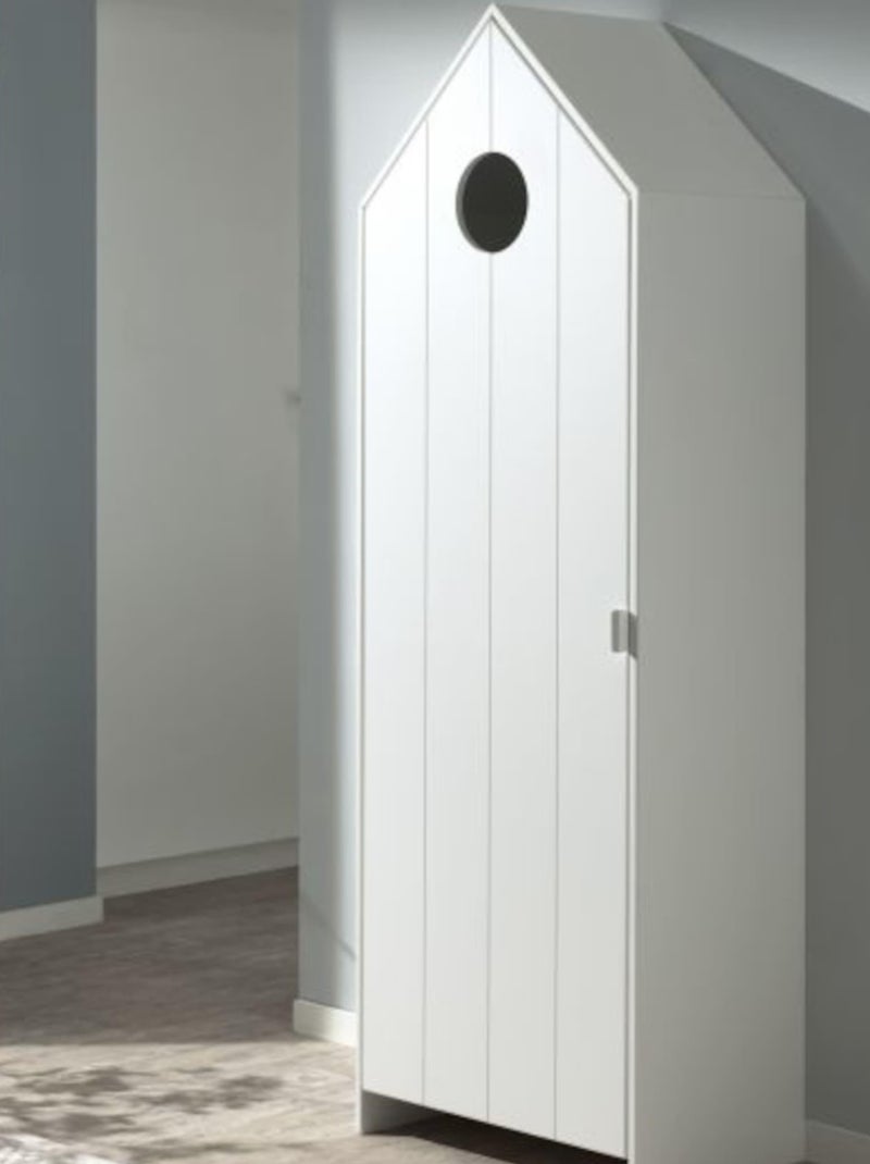 Armoire cabane de plage Blanc - Kiabi