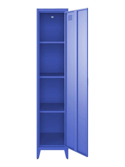 Armoire casier chambre industrielle métal 4 espaces de rangement (lot de 3) Soho - Kiabi