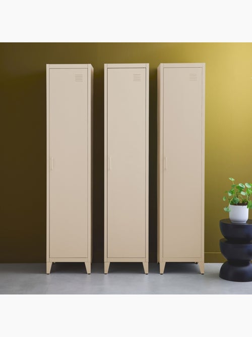 Armoire casier industriel métal 4 espaces de rangement (lot de 3) soho - Kiabi Armoire casier industriel métal 4 espaces de rangement (lot de 3) soho - Kiabi