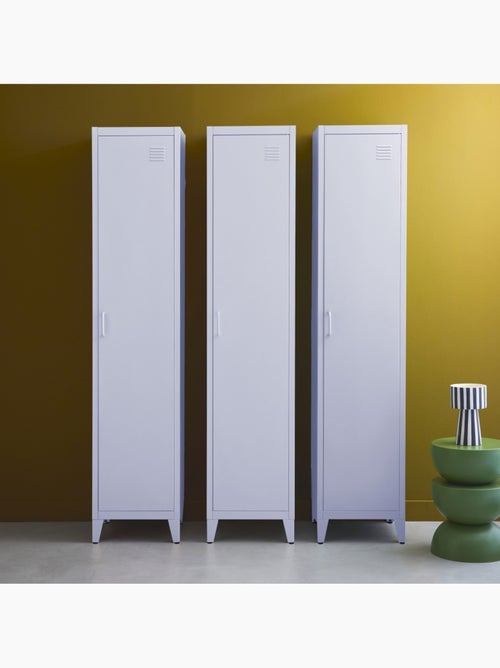 Armoire casier industriel métal 4 espaces de rangement (lot de 3) Soho - Kiabi