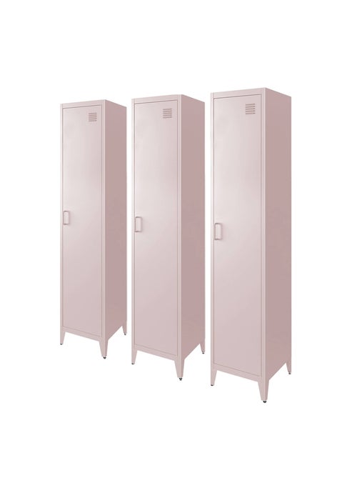 Armoire casier industriel métal 4 espaces de rangement (lot de 3) Soho - Kiabi