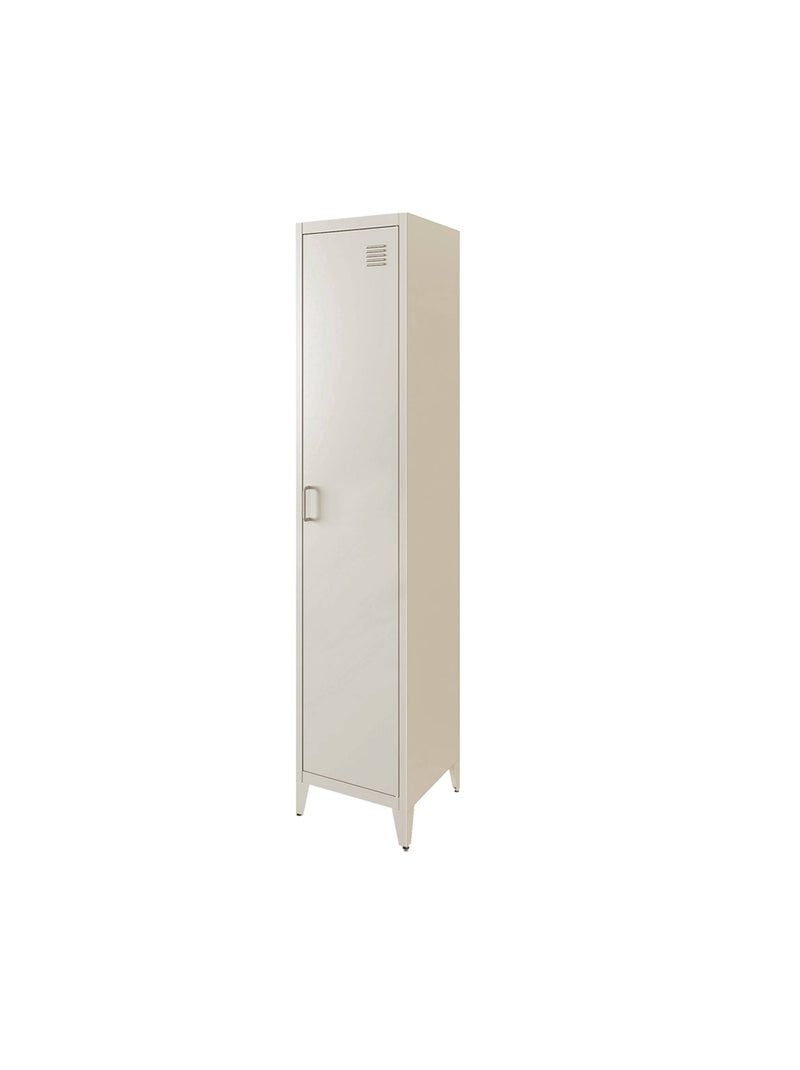Armoire casier industriel métal 4 espaces de rangement soho Beige - Kiabi